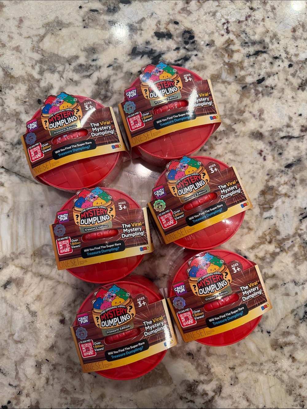 SIX new RARE Treasure RMS Dumpling
